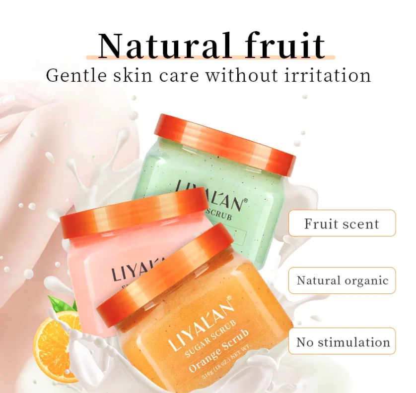 Best Price Natural Organic Fruit Blueberry Exfoliating Vegan Moisturizing Face Shea Sugar Scrub Men Body Scrub