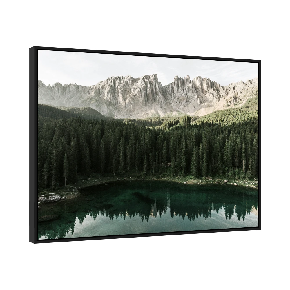 green scenery wall deco paint by numbers forest painting digital print modern moutain landscapes wall art nordic natural