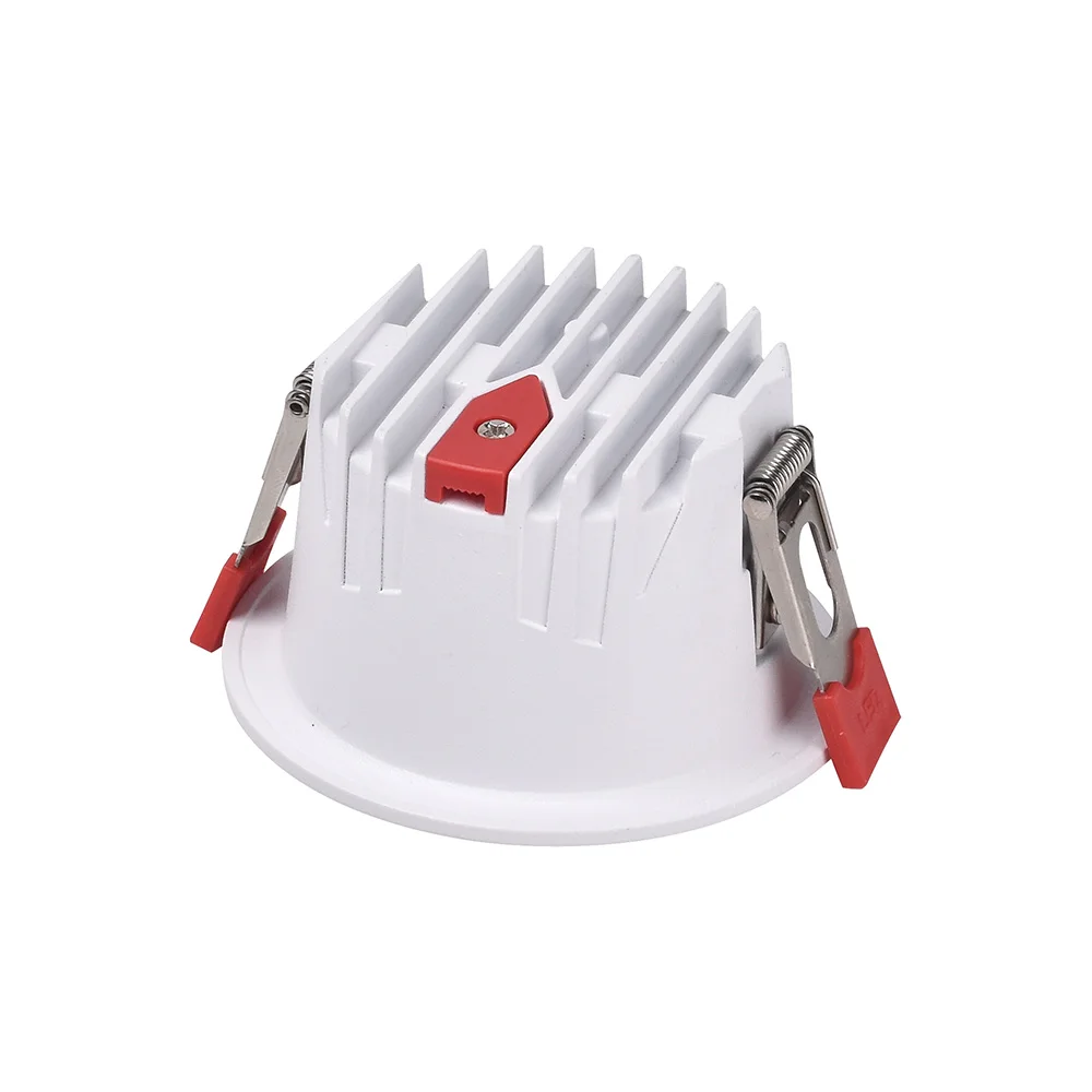 Modern Dimmable 7w 12w 18w Ip25 Anti-Glare Indoor Dimmable Cct Change Led Smart Recessed Downlight