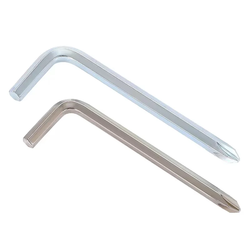 45# Carbon Steel Zinc Plated figure-of-7 Cross Head skateboard Allen Wrench L-Type Phillips Head Hex Key Wrench For Furniture