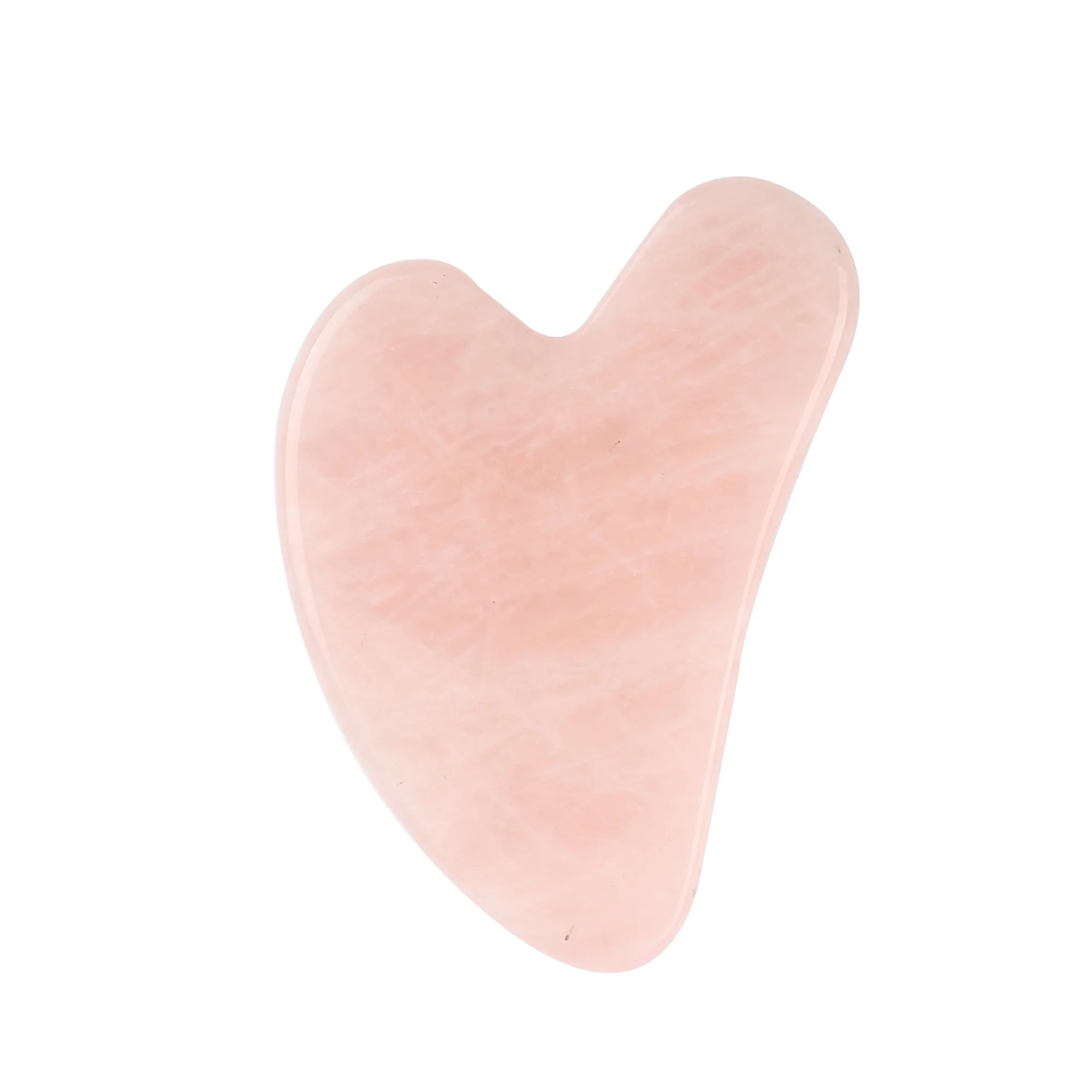 customized logo body comb Pink Crystal Massage Face fluorite Jade guasha Scraping Board Rose Quartz Gua Sha Tool