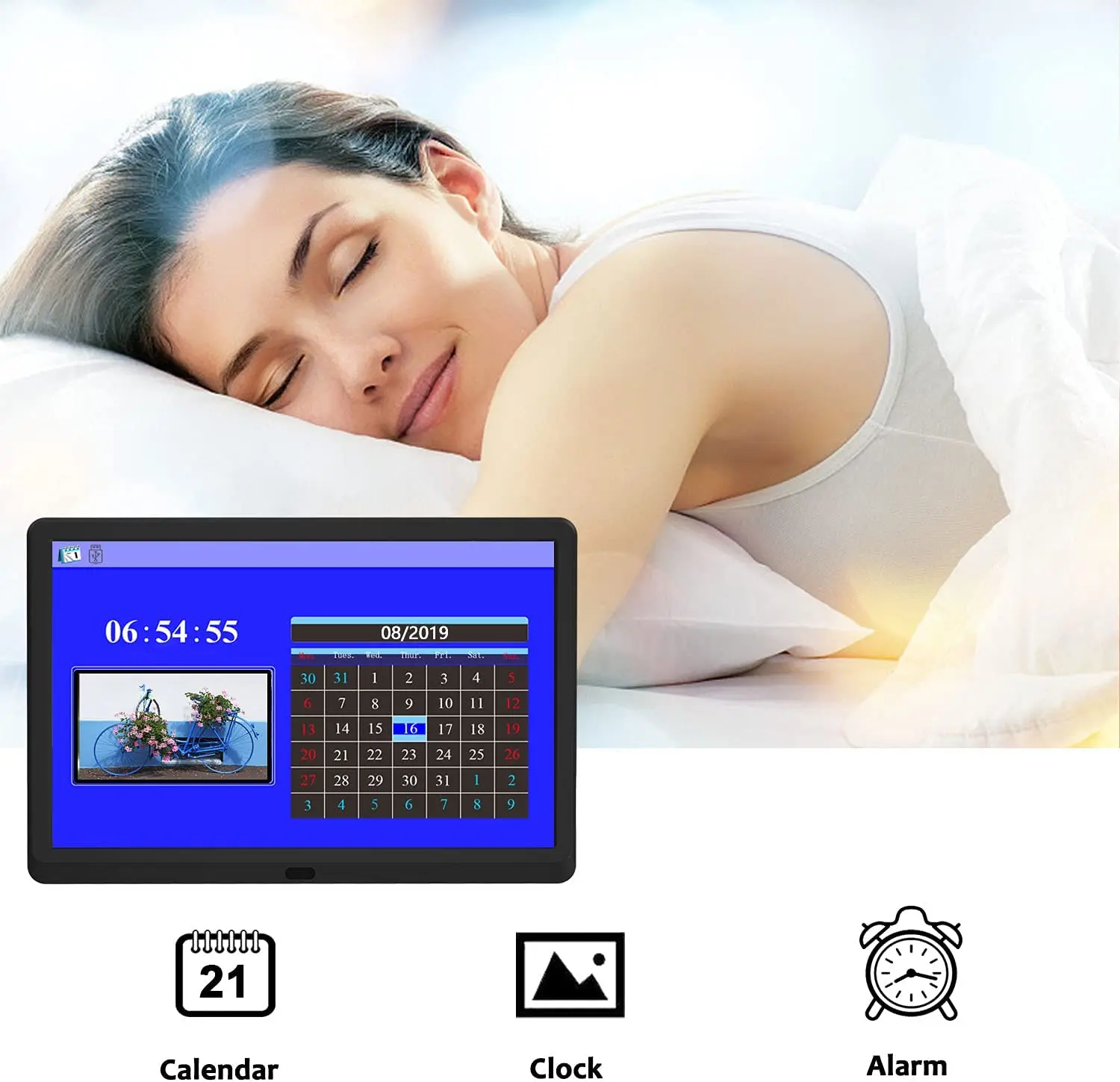 Скачать бесплатно Mp3 Mp4 Календарь Led A3 A4 пластиковое воспроизведение видео 10,1 дюймов цифровая фоторамка