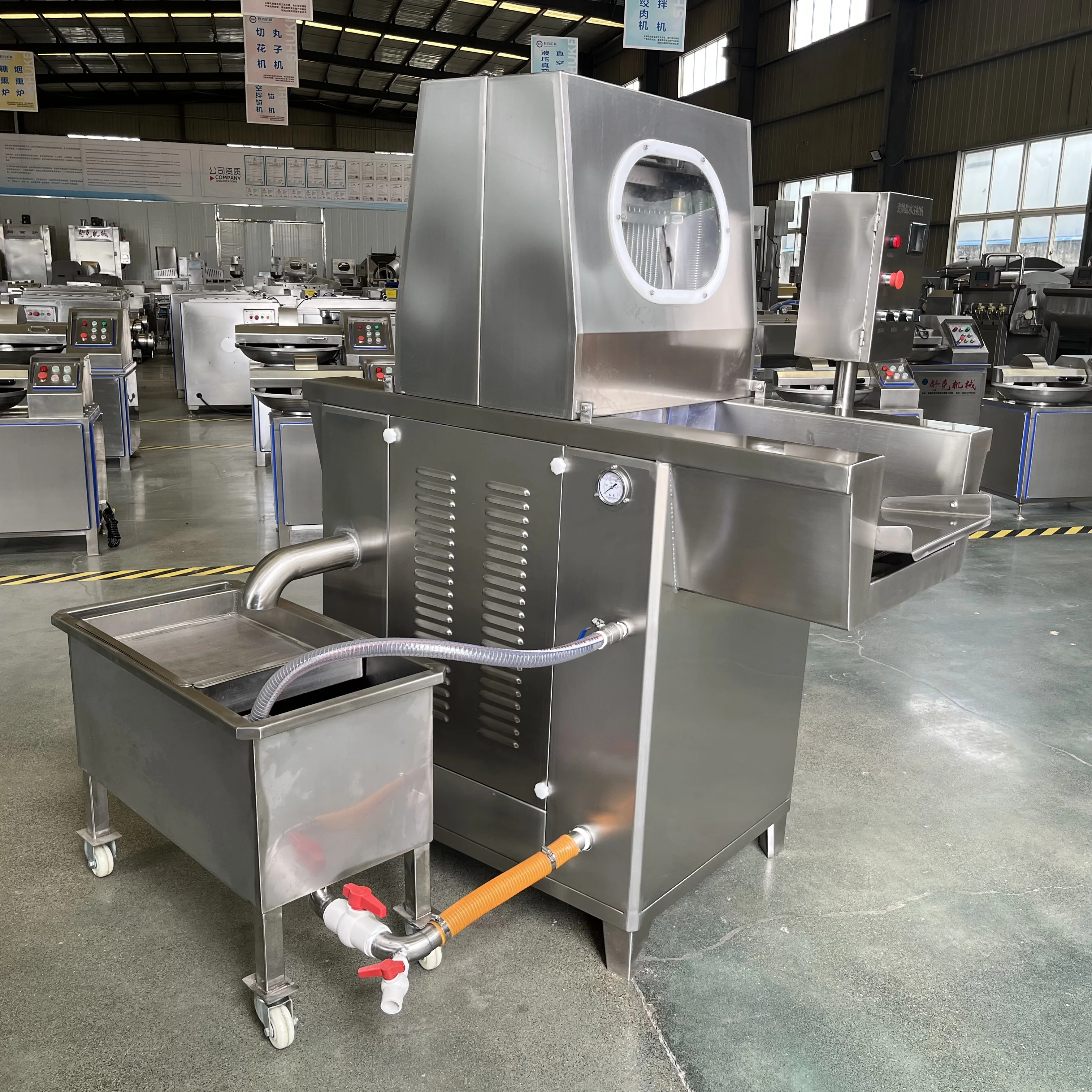 Automatic Brine Injector Marinade Injection Saline Injecting Machine