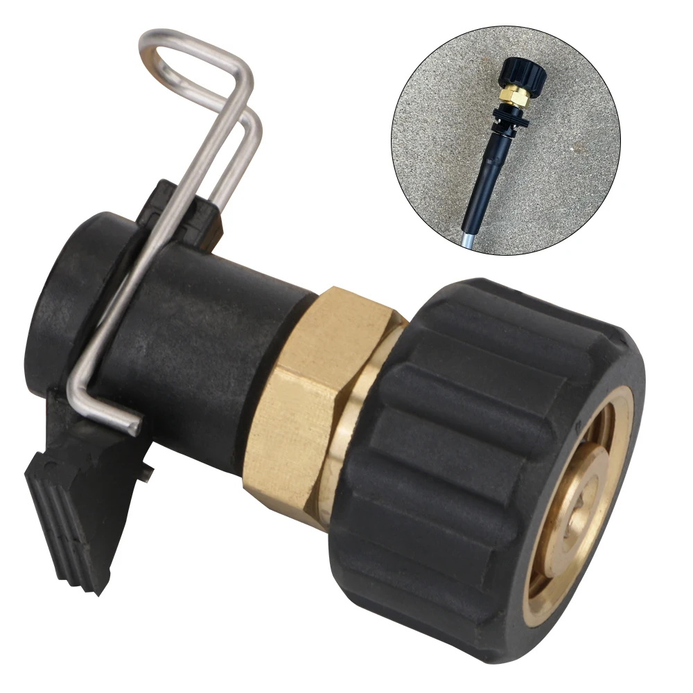 Соединитель шланга для мойки высокого давления Kancher/ Bosche/ Black Decker /Patriot Dawoo/ Nilfisk с m22