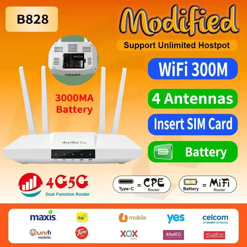 2024 Hot Selling Router Wifi 4G With Sim Card Unlocked Router 4G Sim Card with 3000mAh battery