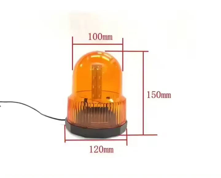 12V 24V Red Blue Amber Truck Beacon Strobe Lights Roof Top Magnetic Light
