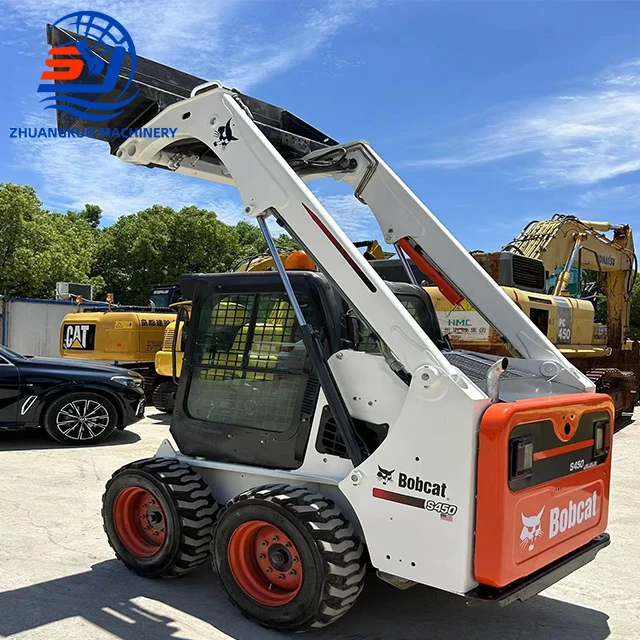 Почти Новый мини-погрузчик Bobcat S450 дешевая оптовая продажа оригинальные погрузчики S16 S18 S70 S130 S300 S510 S550 S770