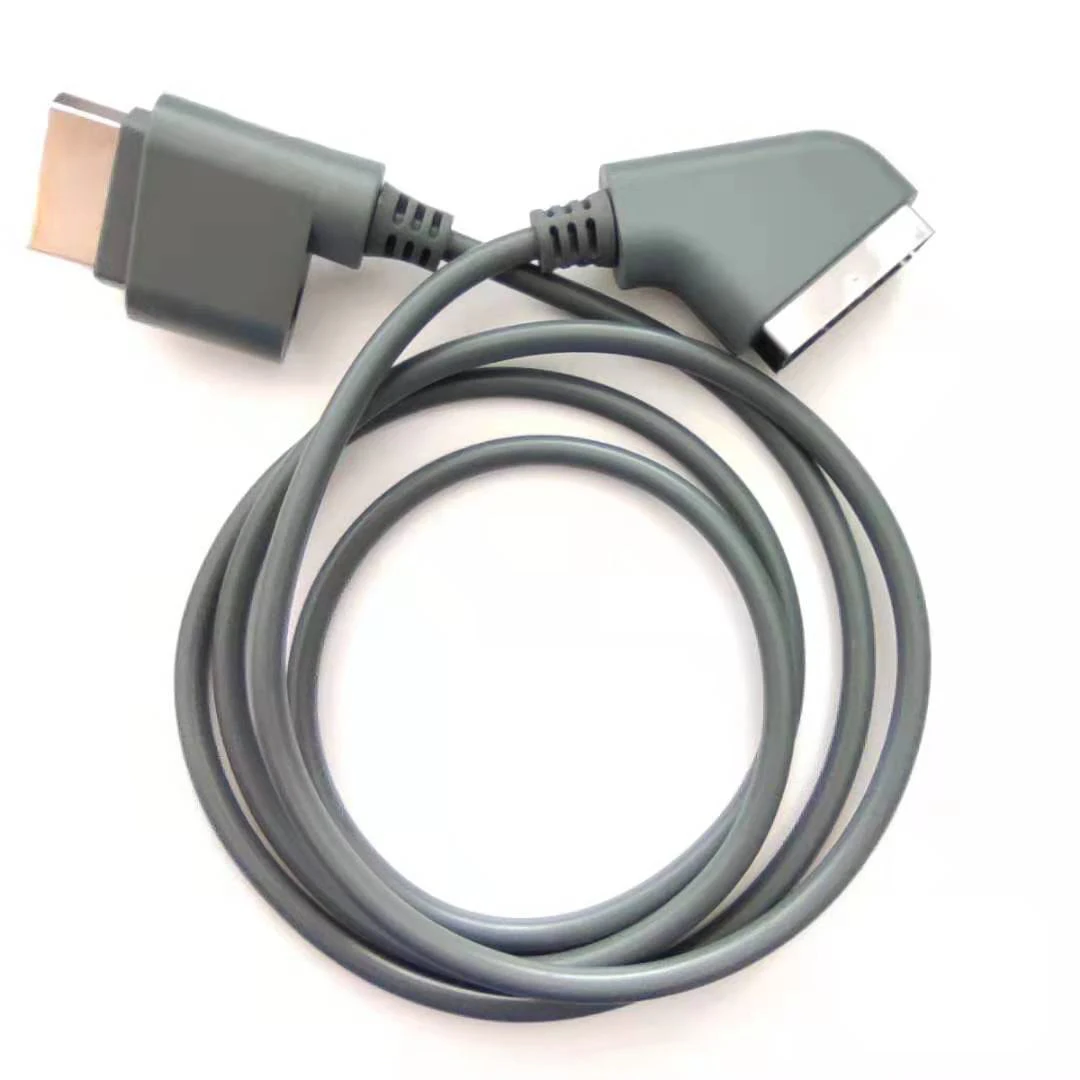High Quality Manufacturers Supply Cable For Xbox 360 Scart RGB Broom Line av Cable Cord 1.8M
