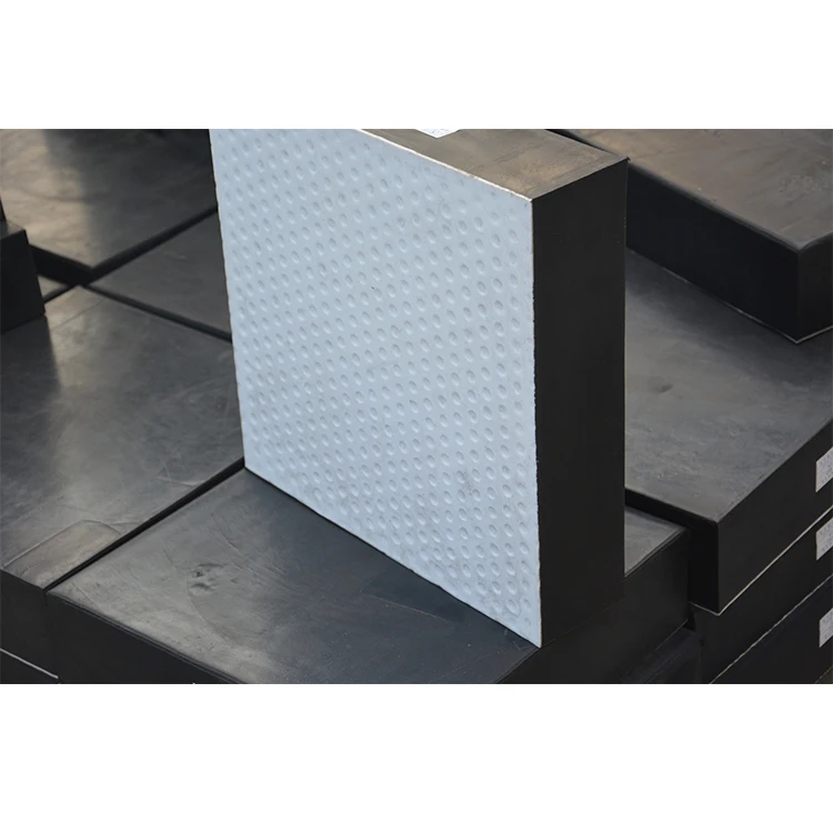 High quality  Elastomeric Laminated Rubber Bearing for Bridge Customized different types