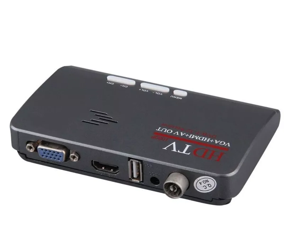 1080P HEVC H.264 HD DVB-T2 DVB-T Digital Terrestrial Antenna Cable Receiver AV VGA HDMIOut