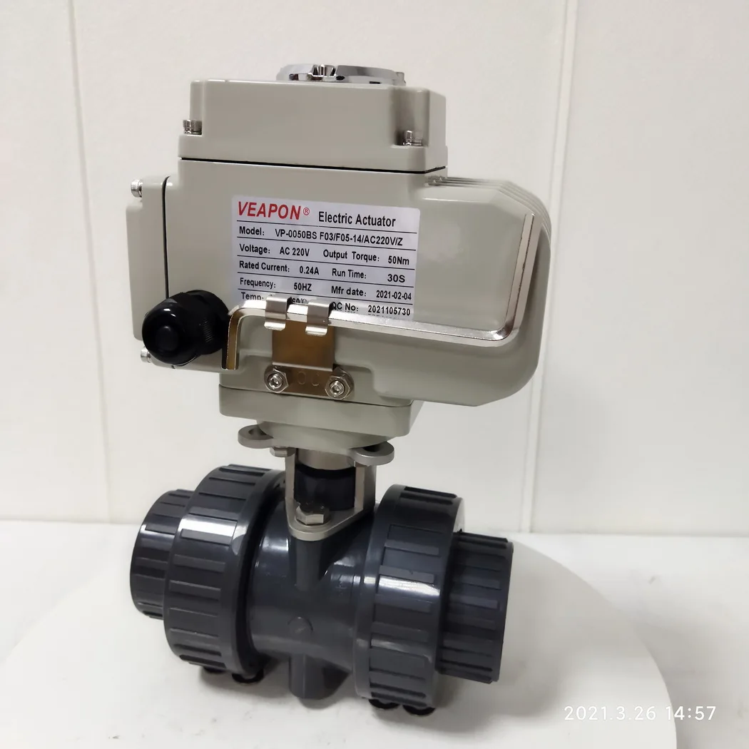 Электрический мотор воды 24 В постоянного тока вкл/выкл Dn42 сельское хозяйство для ирригационных труб складской шар 3 дюйма один 2 пластиковых клапана