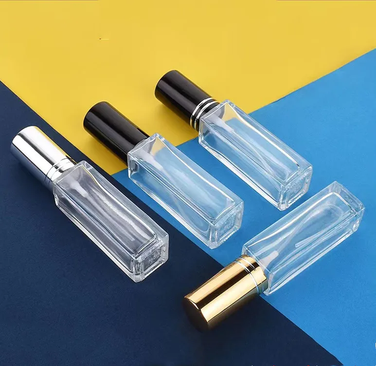 10ml High Quality Perfume Spray Bottle Empty Glass Parfum Atomizer Travel Cosmetic Bottle Sample Vials Refillable