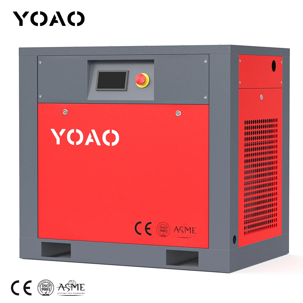 Electric Silent Oil Free 7.5kw 11k 15kw 22kw 37kw Screw Air Compressor 1.5bar-10bar