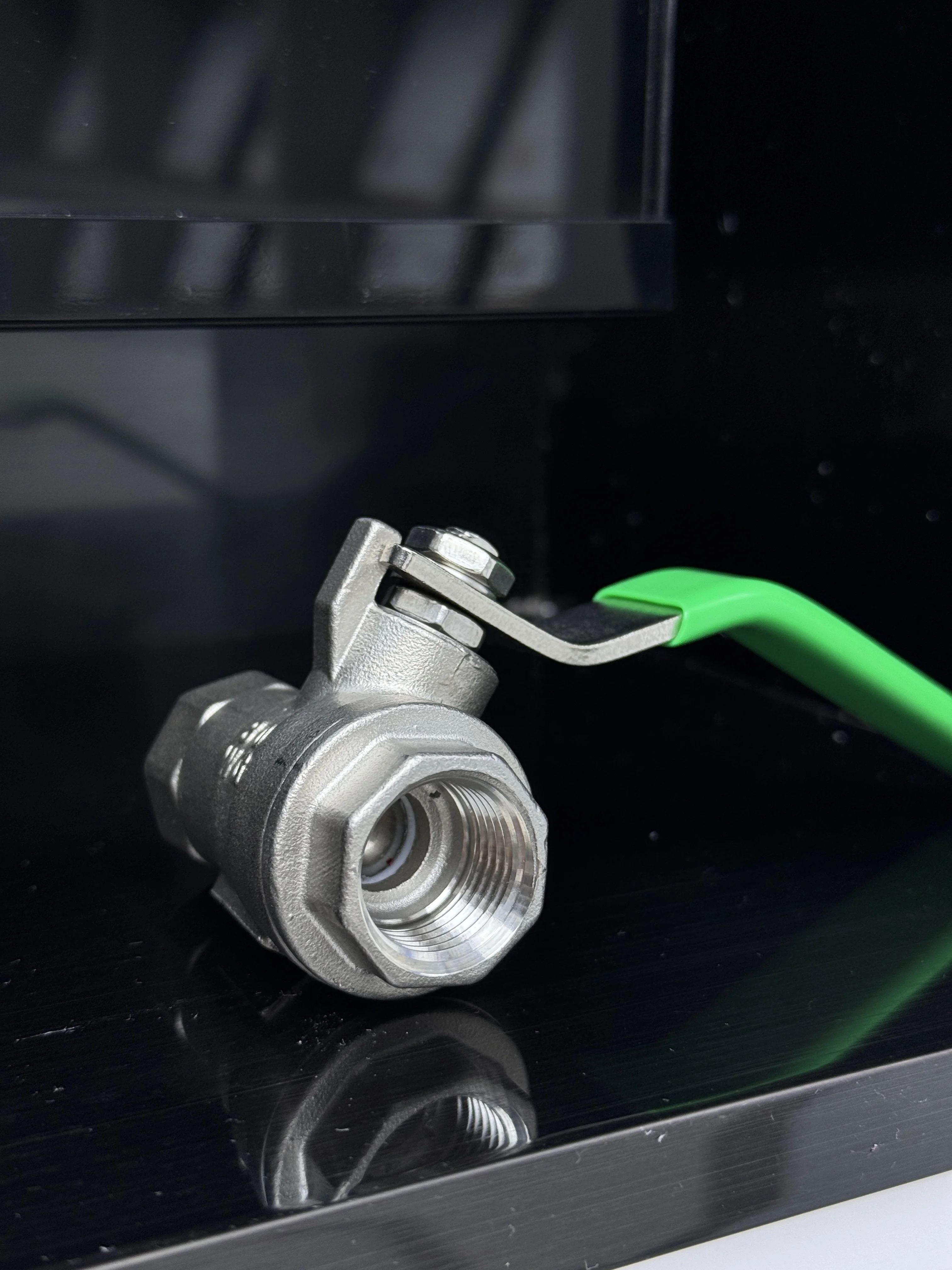 DKV Stainless Steel 304 2pc Ball Valve Threaded Ends 2pc Stainless Steel 304 Two Piece Full Bore BSP NPT Ball Valve 800WOG