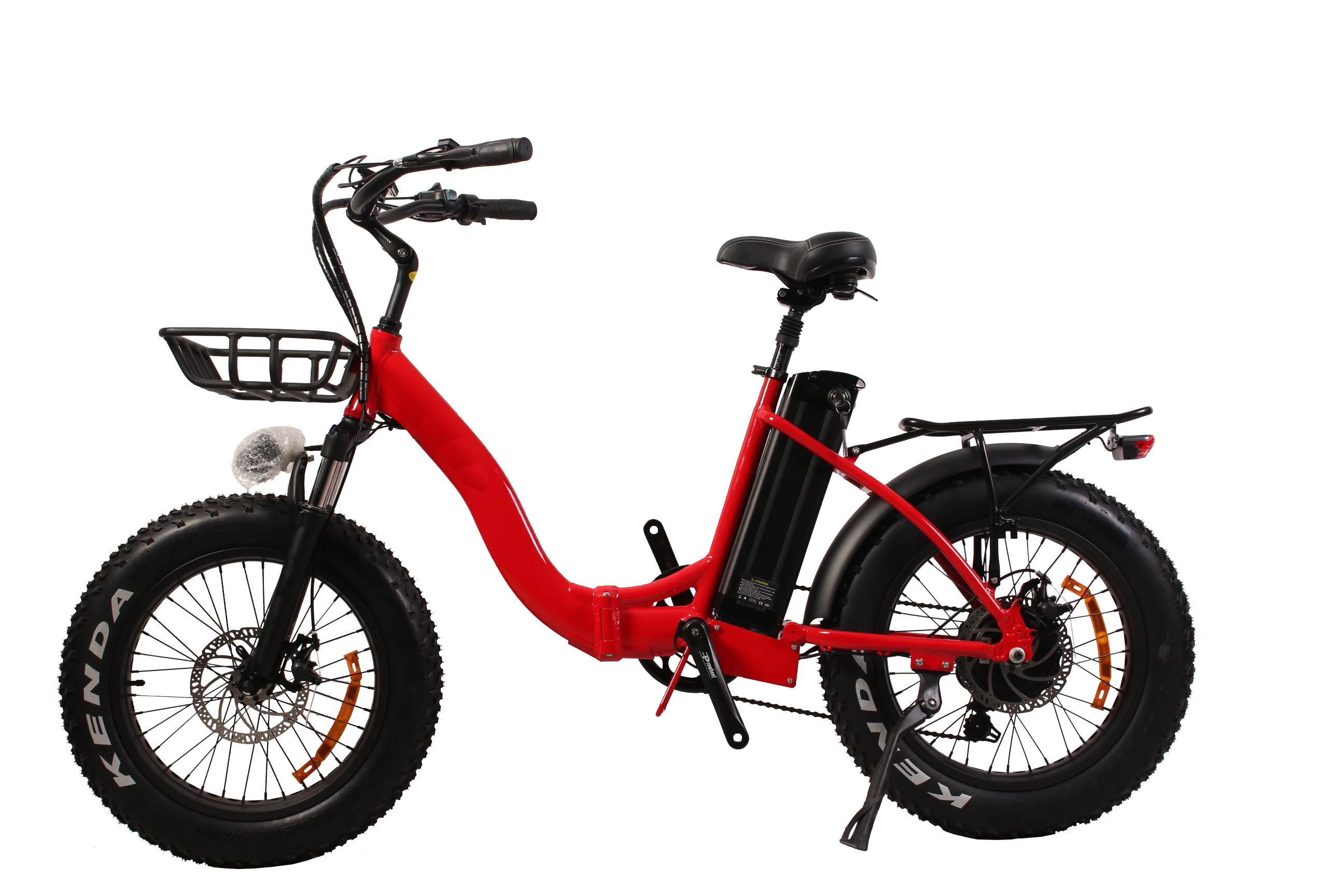 750W Fat Tire Electric Bike for Adults 48V 15Ah LG Battery E 20*4.0 Step Thru Bikes