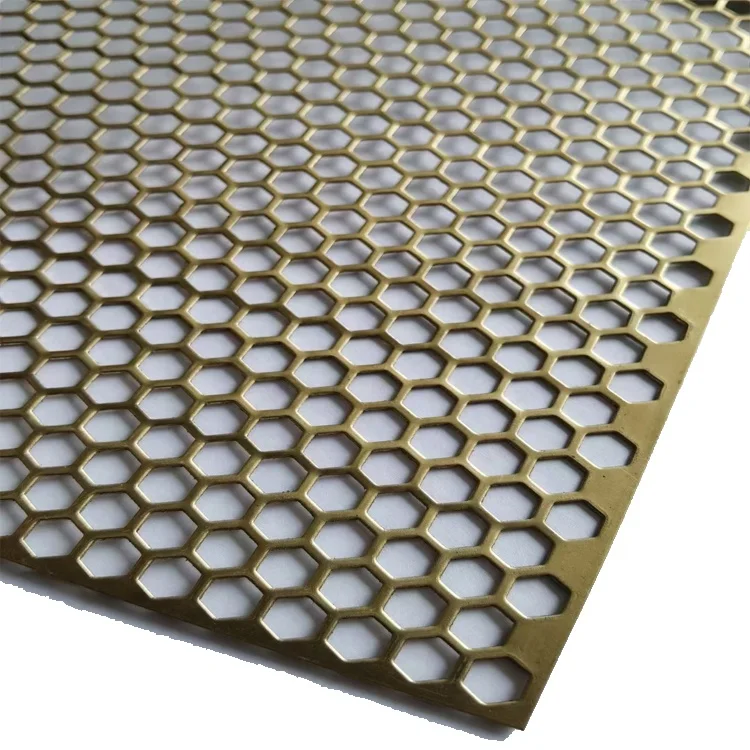 
1mm thickness copper circle hole perforated sheets hole plate 