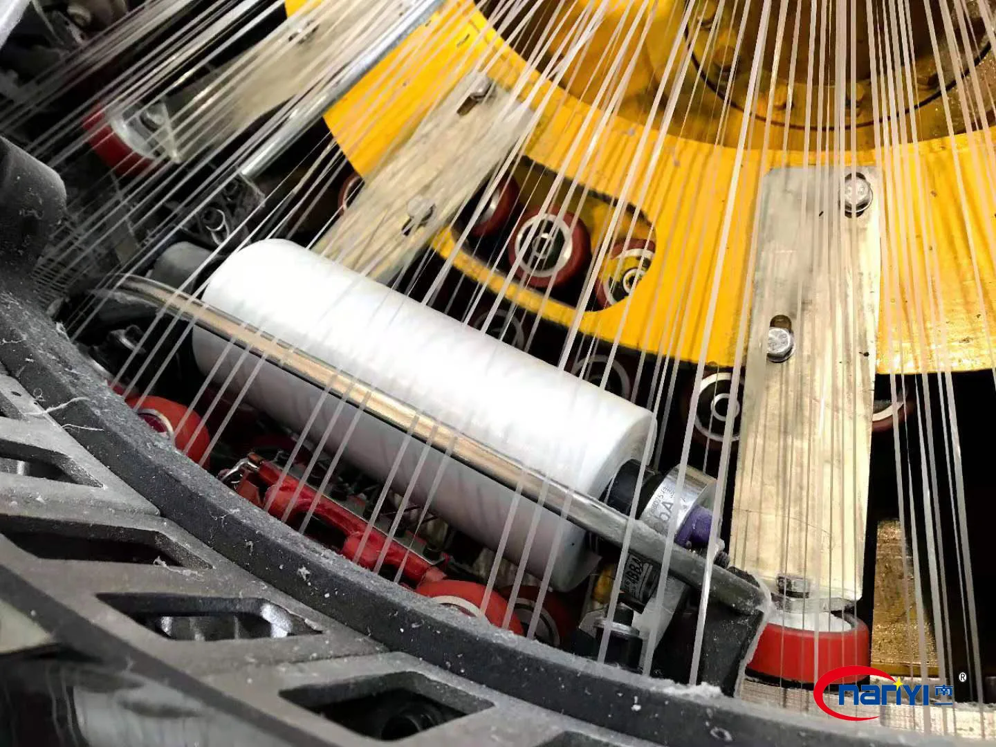 Model no.NY-SBY1500/6 high speed six shuttle circular loom machine PP woven bag making machine for flour bag