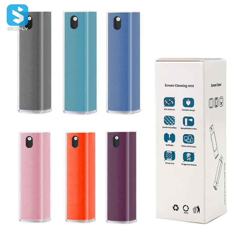 Tablet laptop Touch Screen Cleaner Mist Portable 2 in 1 Phone Screen Cleaning Spray Mobile Phone Screen Cleaner Without liquid