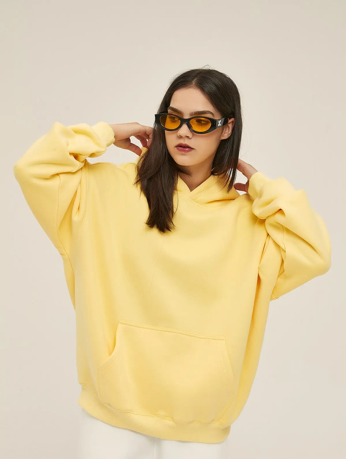 Custom Women Hoodies Tracksuit Print Logo 100% Cotton Oversized Plus Size Unisex Pullover Hoodies Sweatshirt For Women