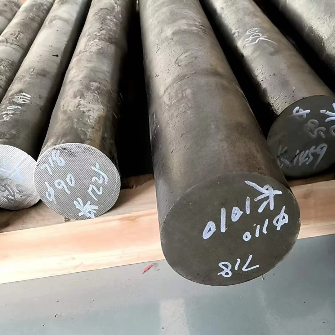 Nickel Alloy Steel Inconel718 Forged Bars OD110MM Hot Forged Rod