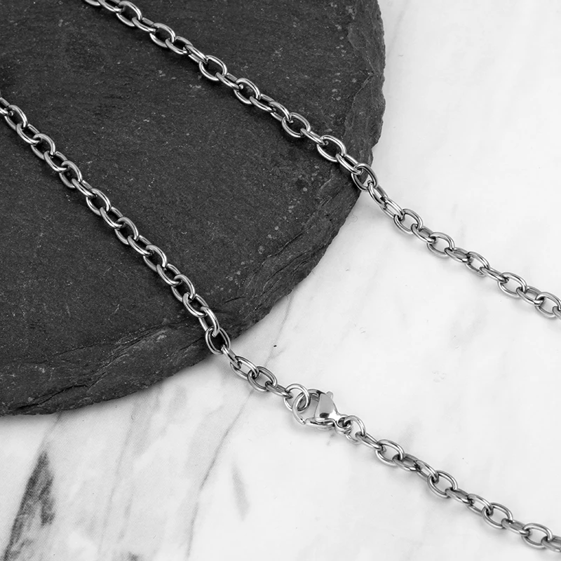Extra Fine Strong Titanium Necklace TIZTI Chain For Pendant Jewelry Men