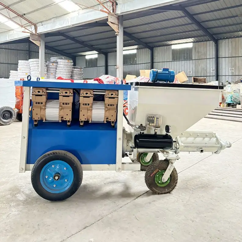 Multi-Functional Interior And Exterior Wall Powder Machine High-Power Cement Mortar Spraying Machine