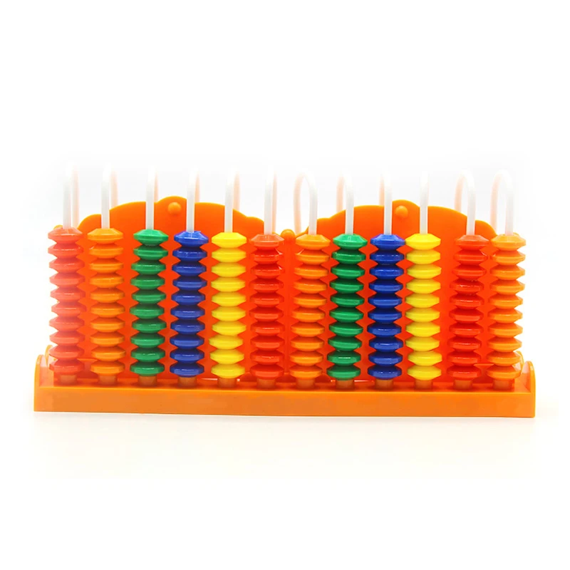 Counting Frame Plastic Toys Beads 5 Row Abacus Colorful Maths Calculation Tool Maths Learn Aid