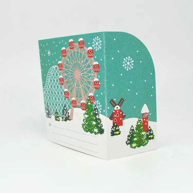 
Hot Selling 3D Pop Up handmade Card Christmas Greeting Cards 
