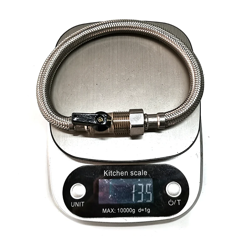 New Upgrade Toilet Wash Basin Water Inlet Hose Pipes 304 Stainless Steel Wire Braided Metal Flexible Water Plumbing Hoses