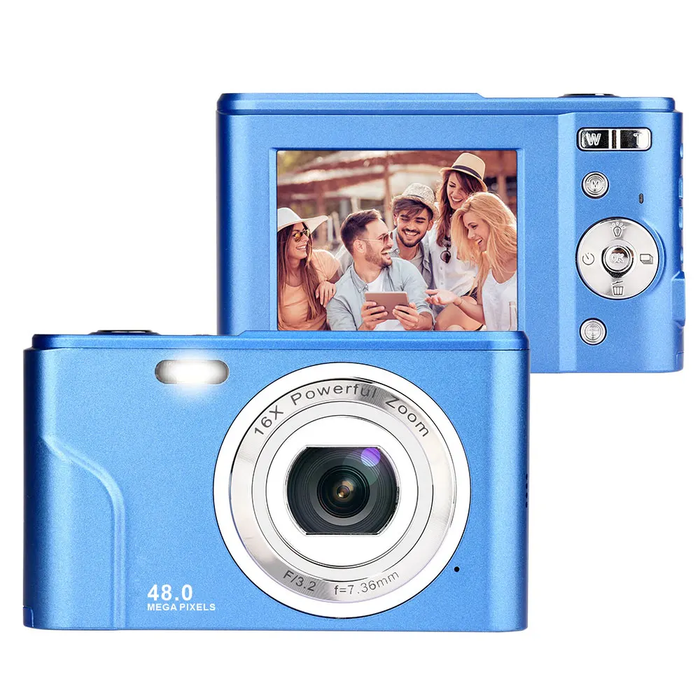 Digital Cam  48MP for Teens and  Kids  action Cameras Rechargeable photography cameras