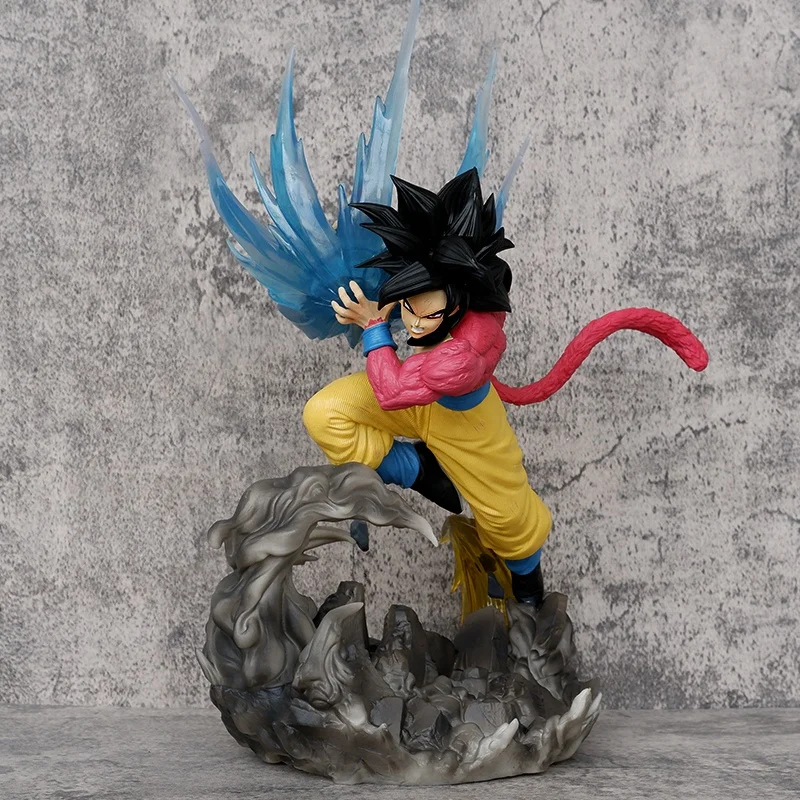 Hot Sale 42.5cm Goku Dragoned Ball Gogeta Goku Anime PVC Collection High Quality Dragoned Ball Gogeta Goku Action Figure