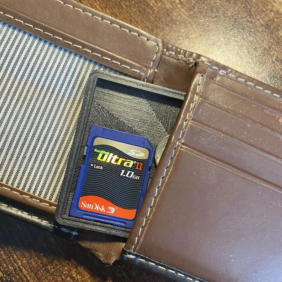 Slim Design Coin Holder Tray Perfit Fit  for Metal Minimalist Wallet Coins/Keys/Mini SD card/SIM card