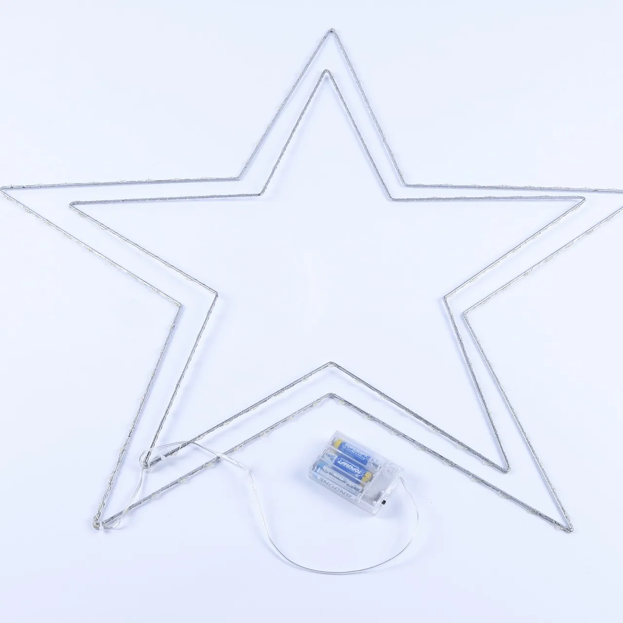 
Superior Quality 60Cm Five-Pointed Star Warm White Indoor String Lights For Cafe Decoration 