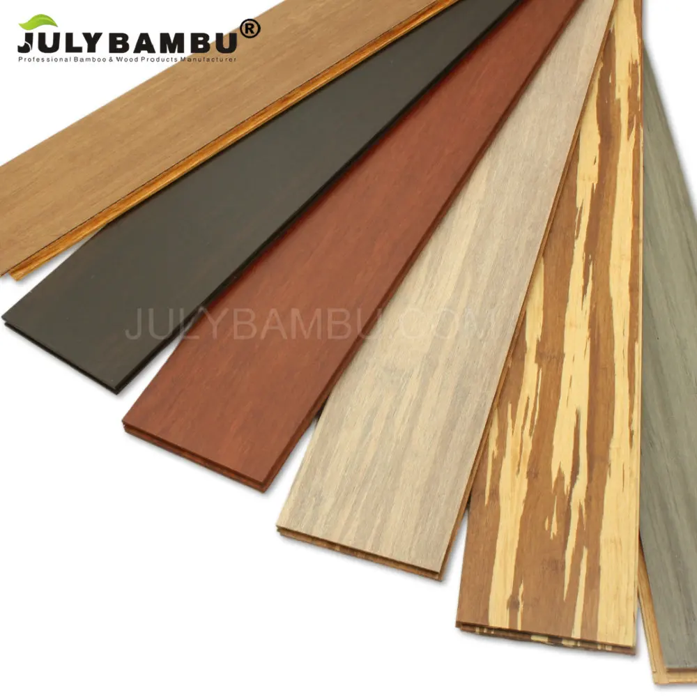 High Quality Bolon Beautiful Strand Woven Bamboo Carbonized Bambu Wood Flooring For Balconies Terraces Pavilions