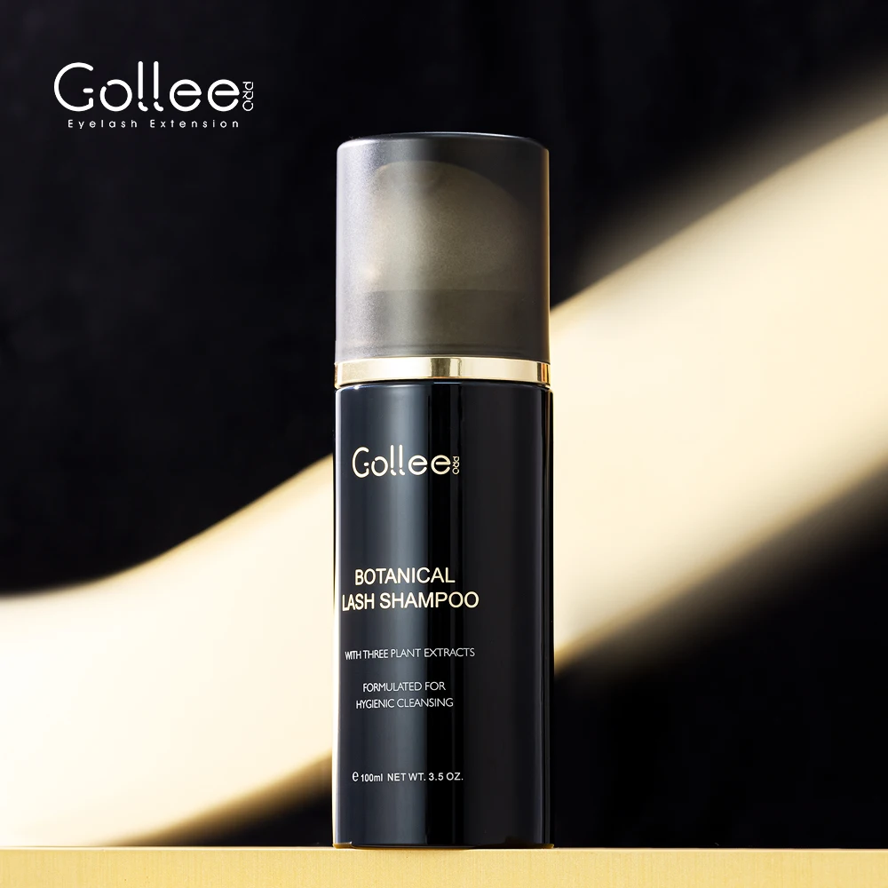 Gollee Private Label 100ML Bottle Lash Grafting Foam Gentle Organic Eyelash Cleanser