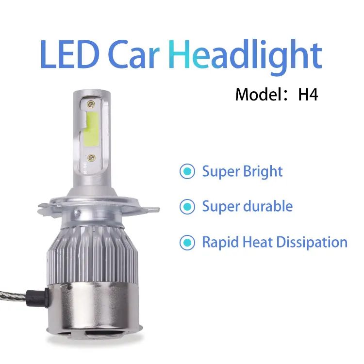 Direct Buy China 400 lm 15 months warranty h7 h4 led car bulb