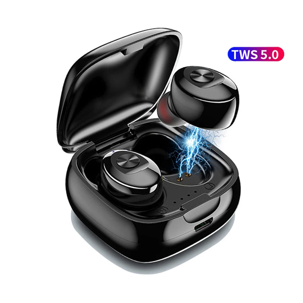 
Earbuds Earphones Mobile Phone Waterproof Gaming Travel TWS 5.0 Wireless Headphones Deep Bass Stereo in-Ear Earphones 