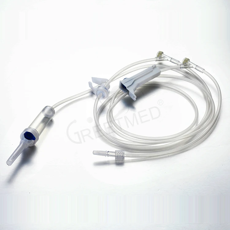 Greetmed Medical Y site injection Part iv infusion set with  without phthalate