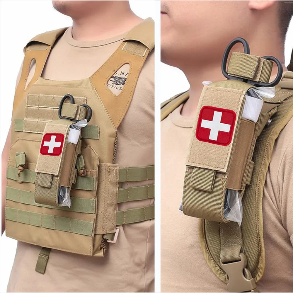 New High Quality Laser Cut Molle System Waterproof Durable Tourniquet Holder Tactical Medical Torniquet Pouch Shear Pen Set