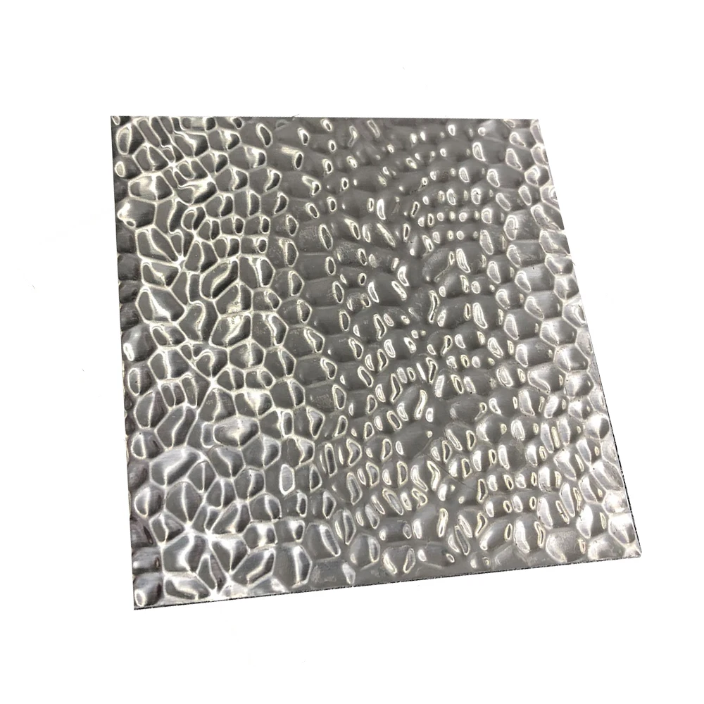 competitive price and quality ss304 colorful  water effect stainless steel decorative water ripples sheet
