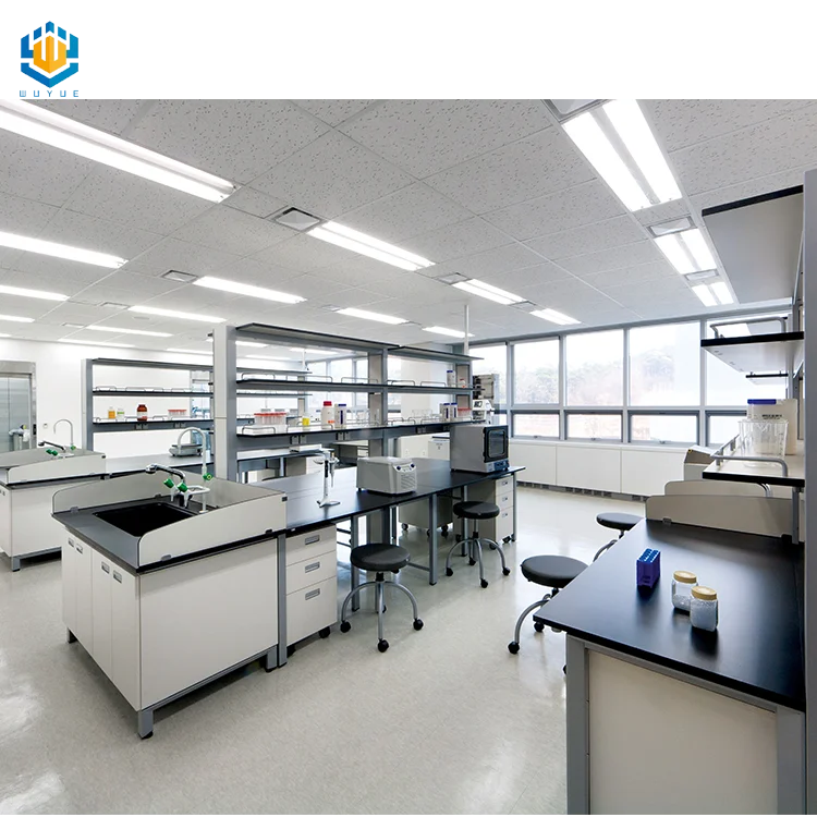 Customized Laboratory Furniture and Equipment Epoxy powder Coated Modular Island Lab Bench