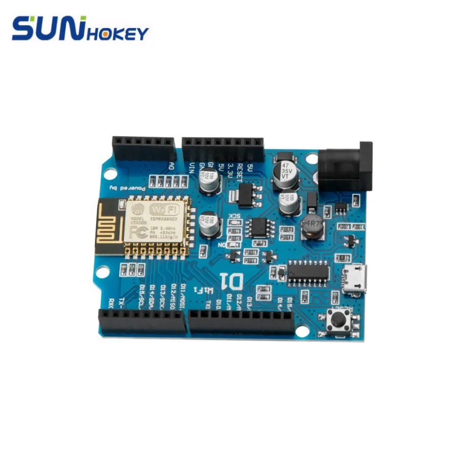 Arduino ESP-12E WeMos D1 UNO R3 CH340 CH340G WiFi Development Board Based ESP8266 Shield Smart Electronic PCB Module