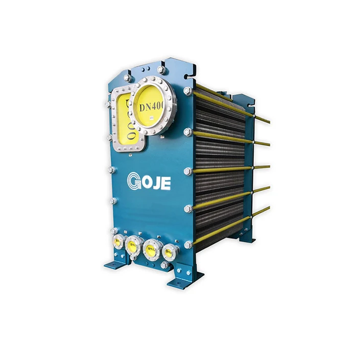 GOJE Rising Film Evaporator S500 Plate Style Heat Exchanger Titanium Carbon Steel Frame