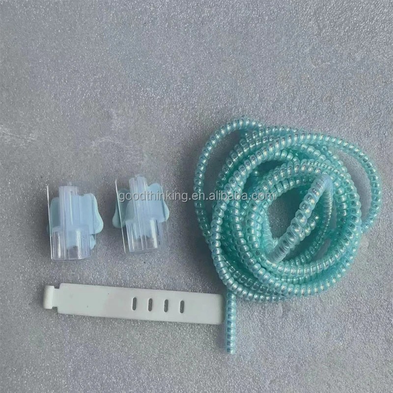 OEM LOGO TPU Transparent toy decoration customization cartoon cute cable charger protector for xiaomi 67W charger