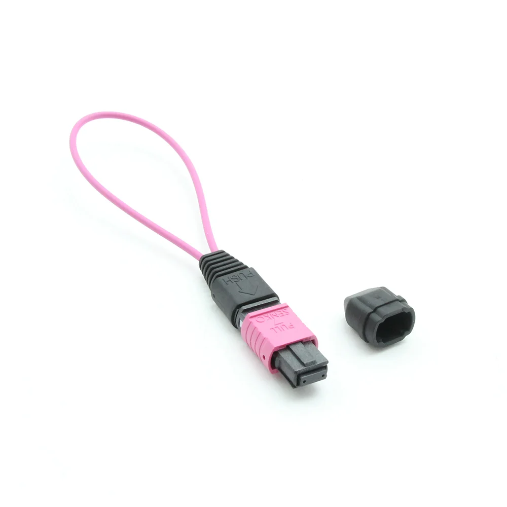 Коммуникационный коннектор MTP, оптический волоконный кабель FTTH loopmpo с крышкой или чехлом