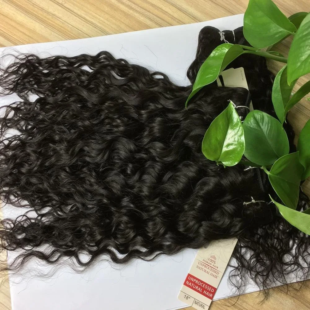 Water Wave Bundles With Closure Brazilian Hair Weave Bundles With Closure Remy Human Hair 3 Bundles With Frontal