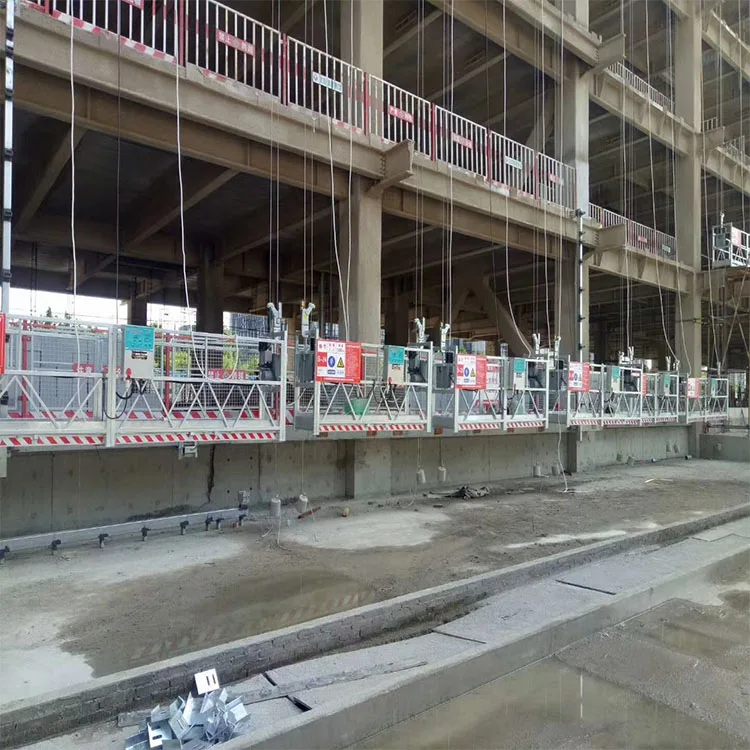 zlp suspended personnel platform zlp1000 electric suspending cradle zlp1000 steel suspended working platform / stand how zlp1000