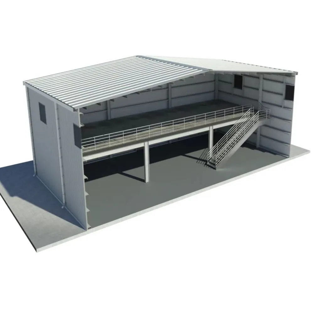 Low cost steel warehouse prefabricated USA standard warehouse design outdoor storage building