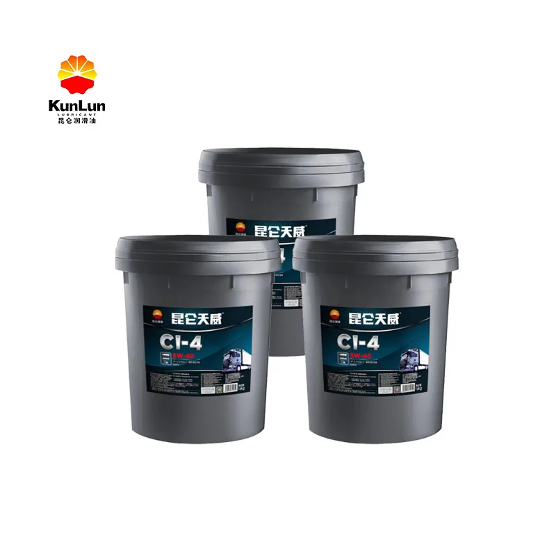 Sinopec Kunlun brand Tianwei CI-4 5W-40 fully synthetic commercial vehicle diesel engine oil 4L/18L/200L/3.5KG/16KG/170KG