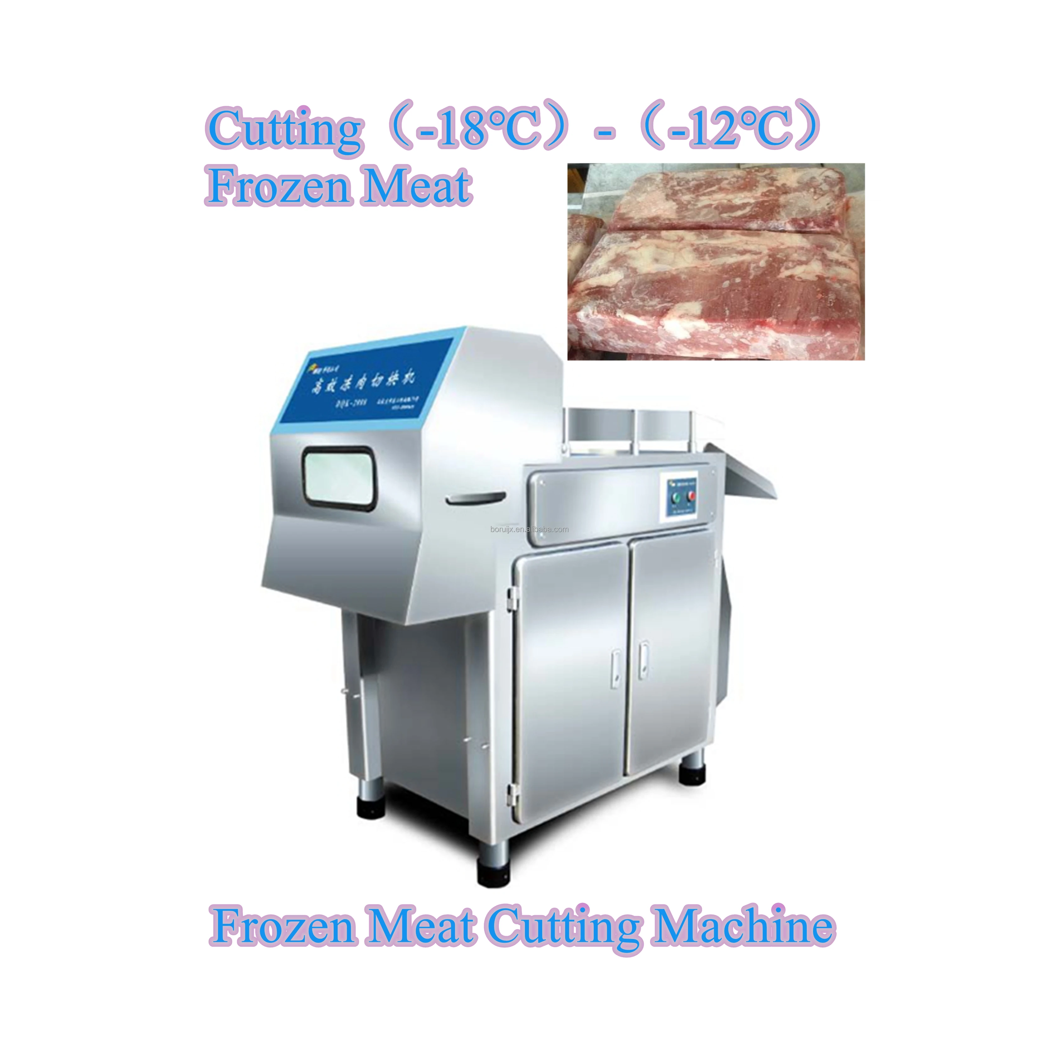 Meat cutter machine for meat processing machine